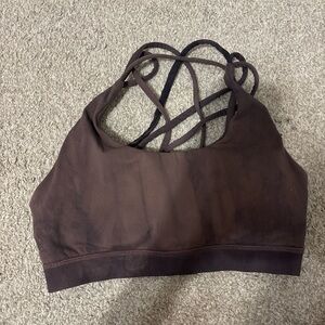 Lululemon Athletica Brown Strappy Sports Bra